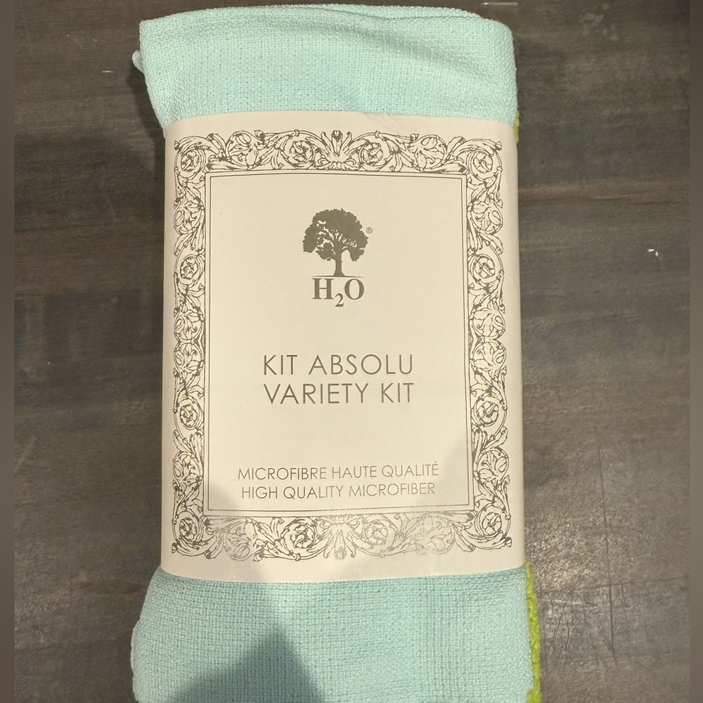 H2O Blue/Green Microfiber Kit
